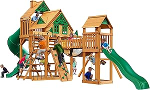 Gorilla Playsets Pioneer Peak Treehouse Swing Set
