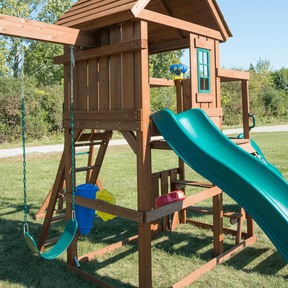 Knightsbridge Plus Wooden Outdoor Playset