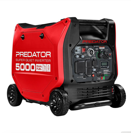 Predator 5000-Watt Dual-Fuel Inverter Generator