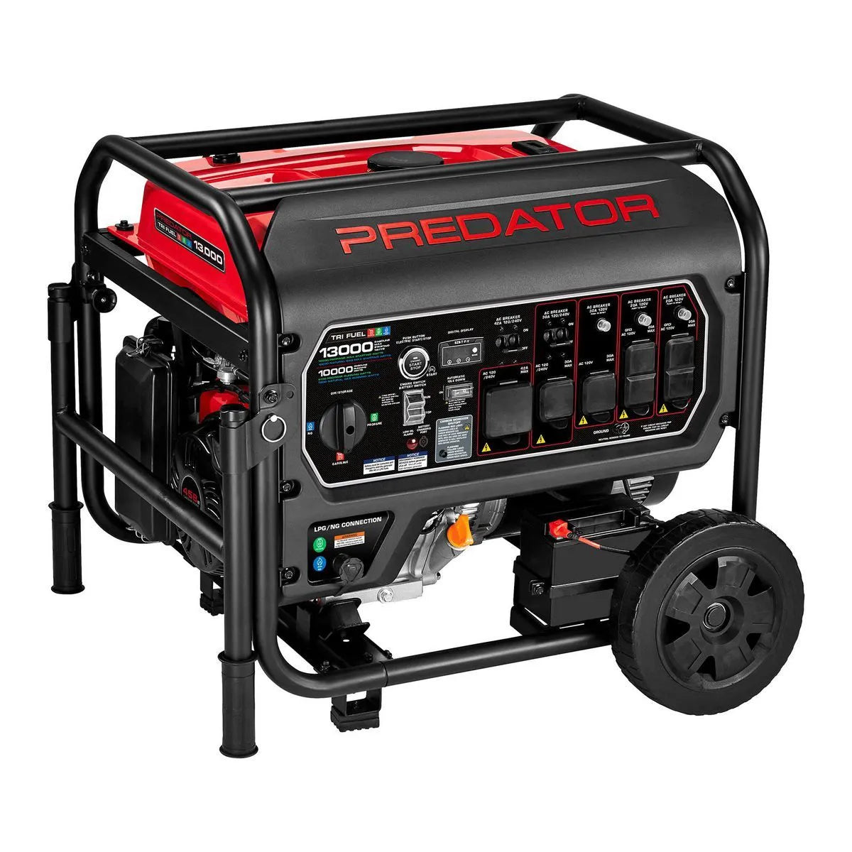 Predator 13,000-Watt Tri-Fuel Portable Generator