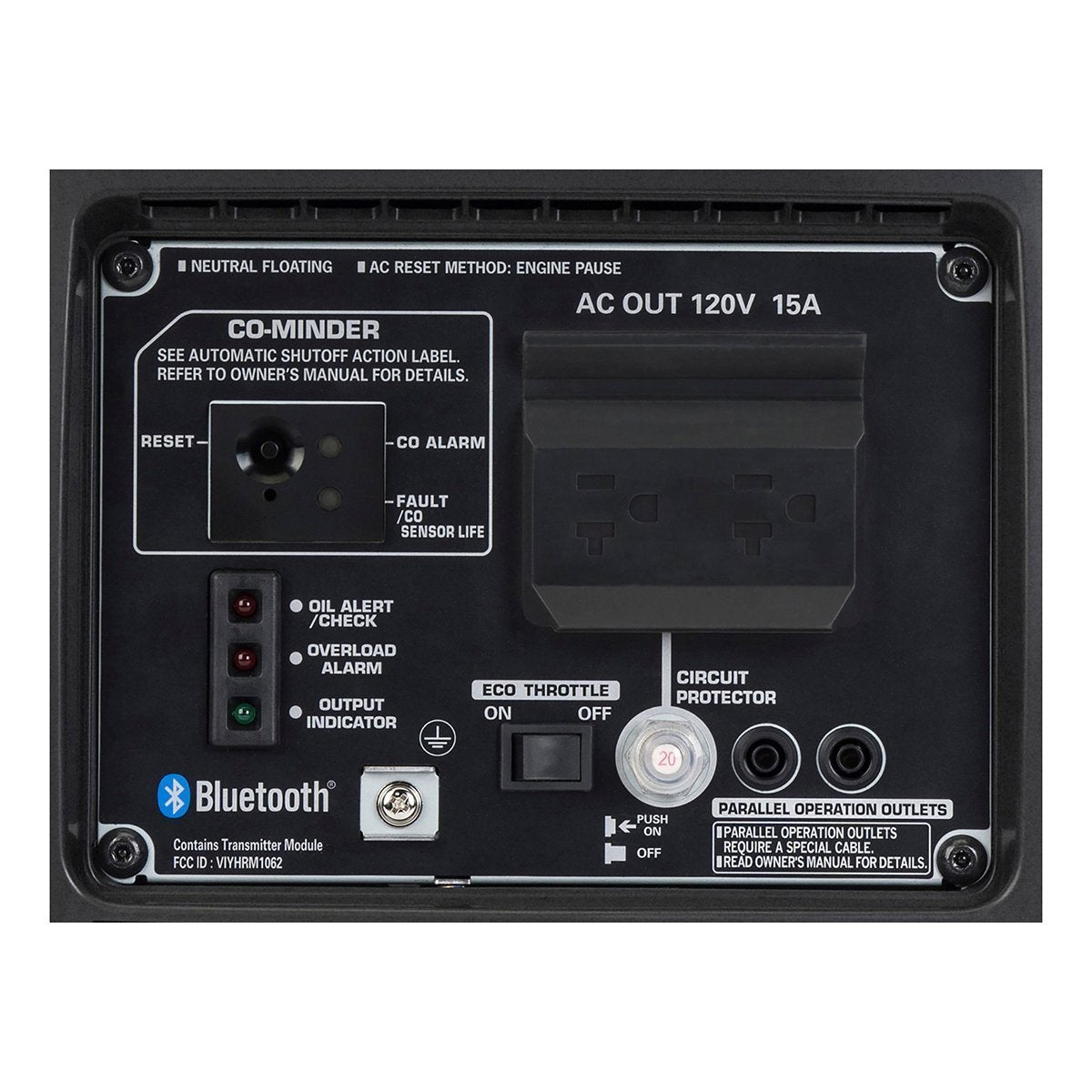 Honda EU2200i 2200 watt 120V inverter generator with CO-MINDER™