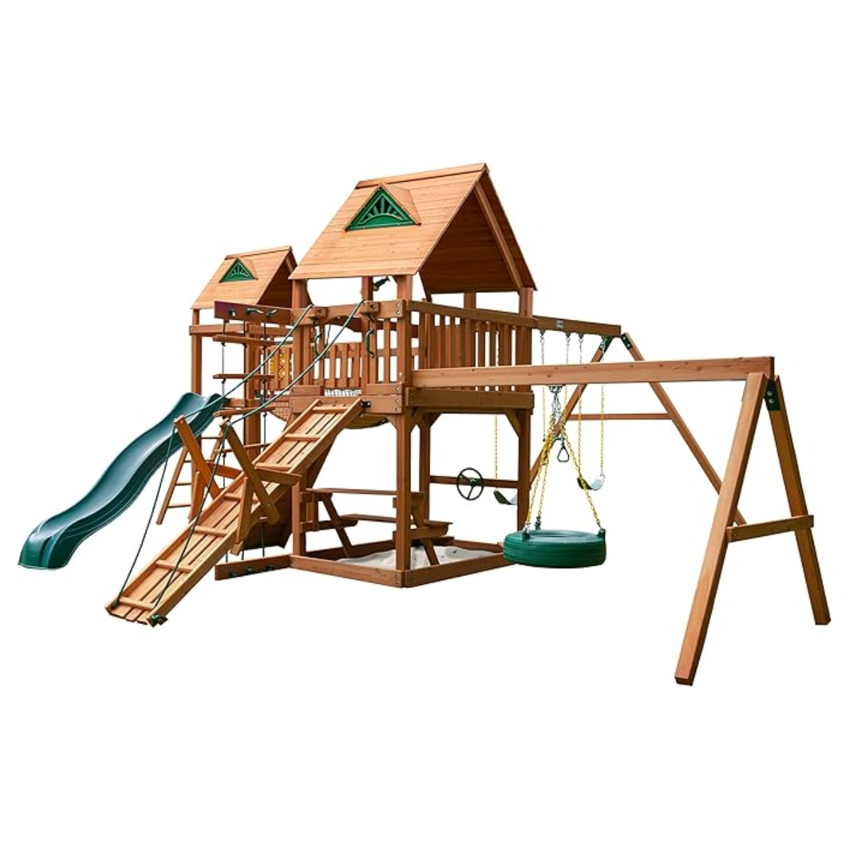 Gorilla Playsets Pioneer Peak Treehouse Swing Set