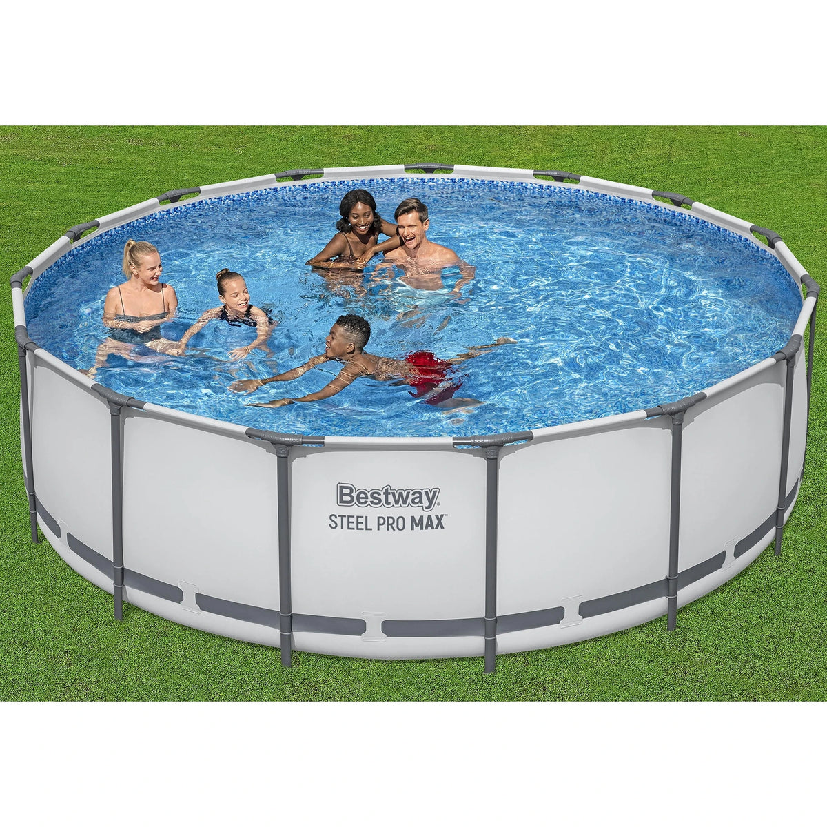 Bestway Steel Pro MAX 15-Foot Above-Ground Pool Set