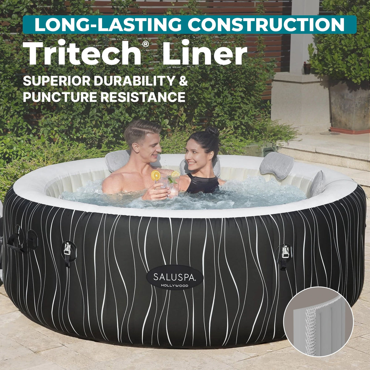 Bestway SaluSpa Hollywood Luxe Inflatable Hot Tub