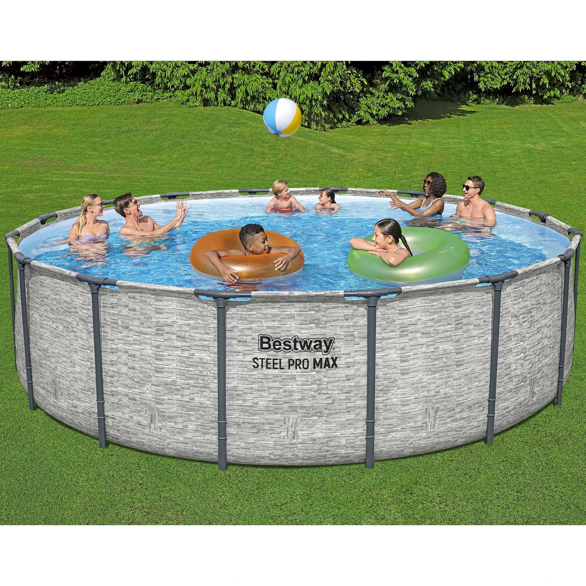Bestway Steel Pro MAX 16-Foot Above-Ground Pool Set