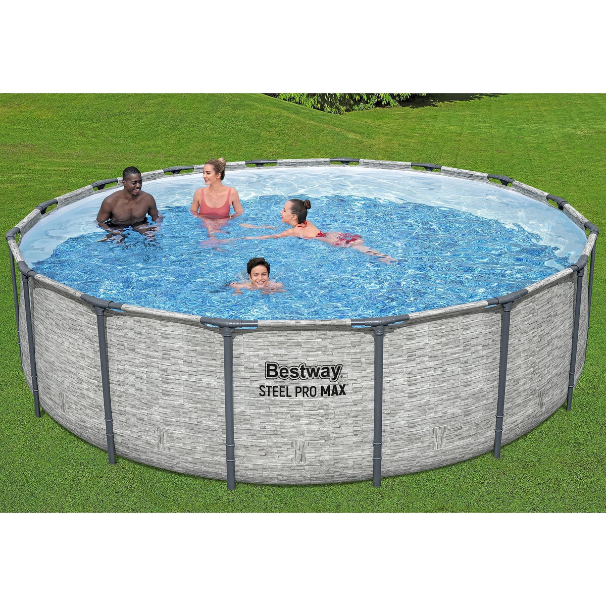 Bestway Steel Pro MAX 16-Foot Above-Ground Pool Set