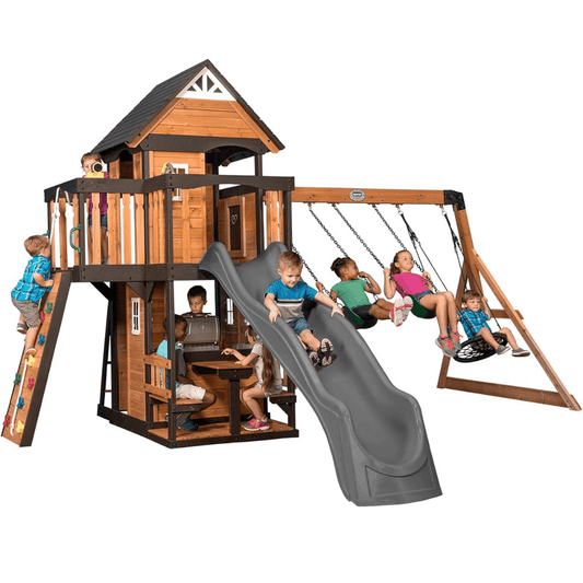 Canyon Creek Cedar Swing Set and Playset