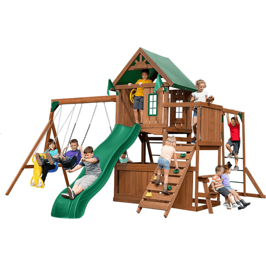 Knightsbridge Plus Wooden Outdoor Playset