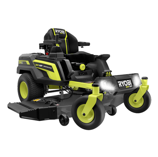 RYOBI 80V HP 30-Inch Brushless Cordless Zero-Turn Mower