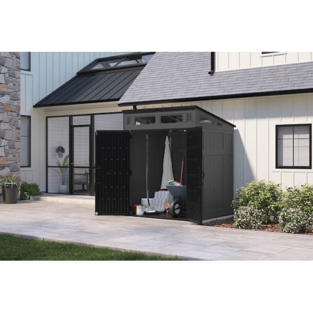 Suncast 6 x 4-Foot Modernist Lean-To Storage Shed